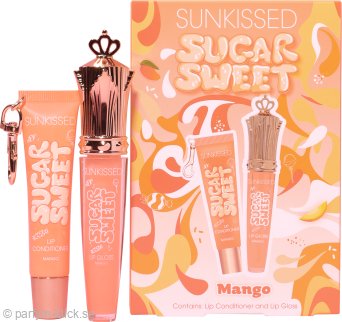 Sunkissed Sugar Sweet Mango Gift Set 16ml Lip Conditioner + 8ml Lip Gloss