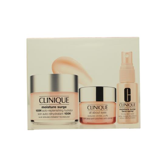 Clinique Ultra Hydration Moisture Surge Presentset 30ml Moisture Surge Sprej + 15ml All About Eyes + 125ml Moisture Surge 72H Auto Replenishing Hydrator