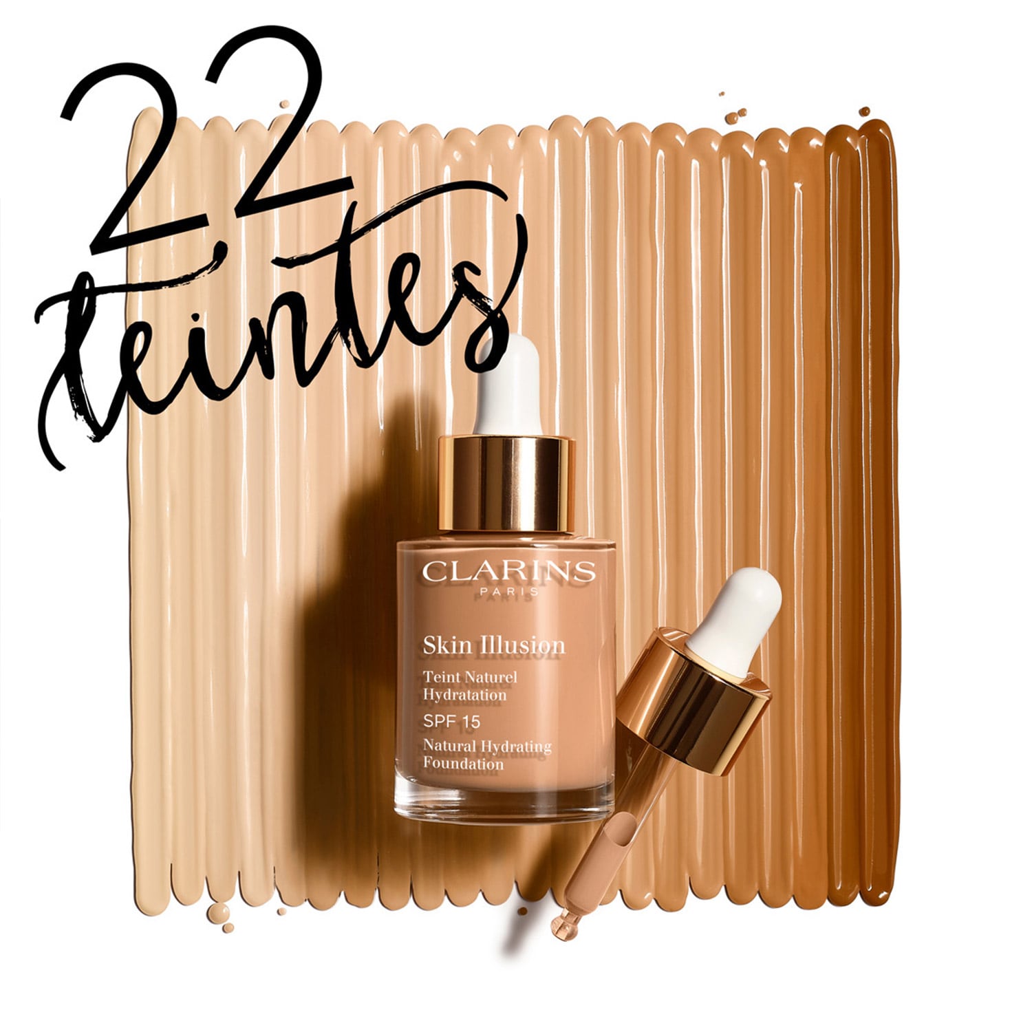 Clarins Skin Illusion Natural Hydrating Foundation SPF15 30ml